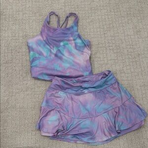Girls two piece athletic set